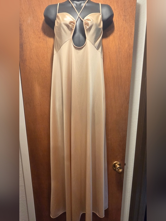 JC Penny vintage Other - Vintage 70's JC Penny Elegant Cream Slip Chemise Dress SzM